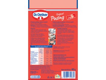 Dr.Oetker original puding čokolada 3+1 gratis 4x40 g