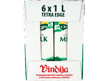 Vindija 'z bregov permanent milk 2.8% m.m. 6x1L