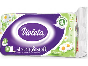 Violet Toilet paper three-layer scent of chamomile 16 rolls