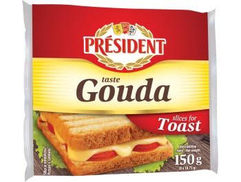 Prezidentský tavený sýr v listech Gouda 150g