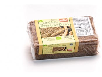 Ekologiczny chleb Delba z 3 rodzajami zbóż 500 g