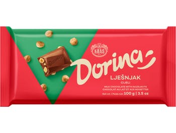 Kraš Dorina Schokoladen-Haselnuss ganz 100 g