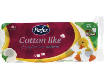Perfex Cotton like toilet paper, 10 pcs