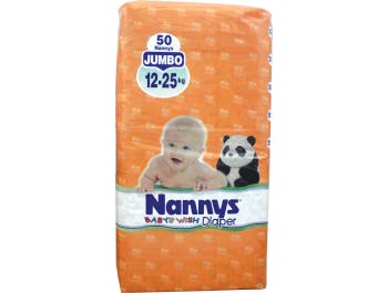 Nanny's Pannolini Baby jumbo 50 pz