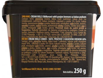 Waltz vafel rolice punjene čokoladnom kremom 250 g