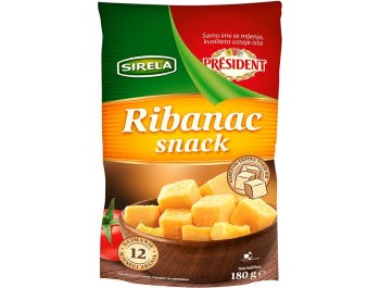 President Ribanac Snack Cubetti di Formaggio 180 g