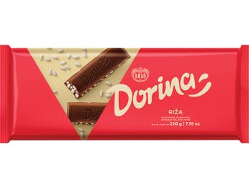 Kraš Dorina chocolate with rice 220 g
