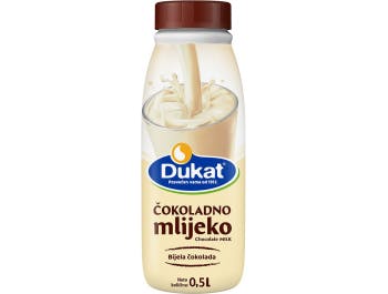 Dukat Mleko Czekoladowe Biała Czekolada 0,5 L
