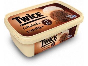 Ledo Twice Čokoládová a vanilková zmrzlina 1l
