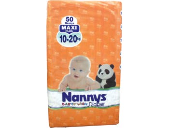 Nanny's Pannolini Baby maxi+ 50 pz