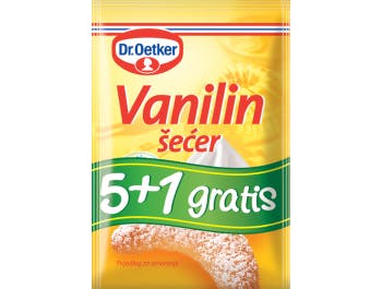 Dr. Oetker Vanilla sugar 6x10 g 5 + 1 FREE