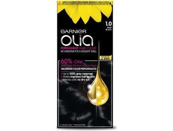 Barva na vlasy Garnier Olia – 1.0 Deep Black 1 ks