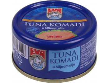 Podravka Eva Kawałki tuńczyka w oleju roślinnym 160 g