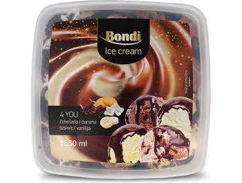Bondi 4 you sladoled čokolada banana biskvit vanilija 1650 ml