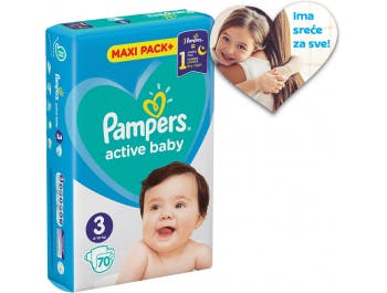 Pampers Baby diapers ab maxi 70 pcs S3