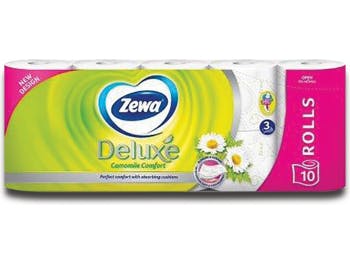 Zewa Deluxe Toilet paper 3-ply Camomile Comfort 10 rolls