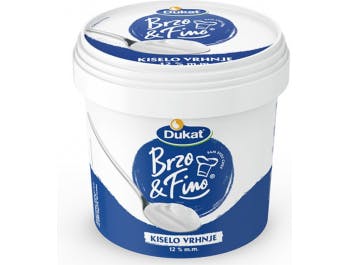 Dukat Brzo & Fino Sour cream 12% m.m. 900 g