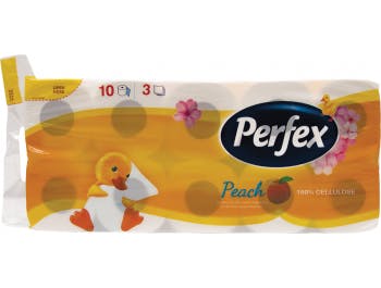Perfex Toilettenpapier dreischichtig pfirsich 10 Rollen