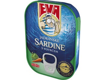 Podravka Eva jadranske sardine s povrćem 115 g