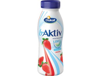 Dukat b.Jogurt aktywny owocowy truskawka 330 g