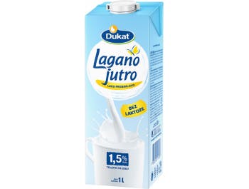 Dukat Light morning Lactose-free milk 1.5% m.m. 1 L
