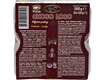 Vindija Choco loco milk pudding 1 pack 4x125 g