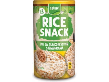 Naturel snack rice flax and sunflower 100 g