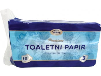 Domax Toaletní papír třívrstvý 16 rolí