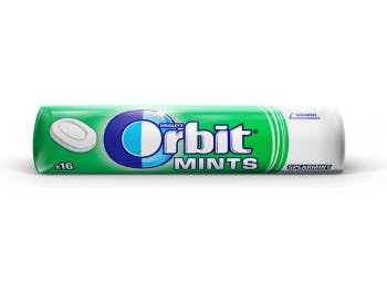 Tvrdé bonbony Orbit z čerstvé máty 28 g