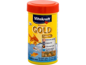 Vitakraft Prémiové zlaté krmivo pro zlaté rybky Flake-Mix 100 ml