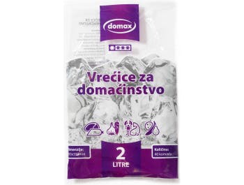Domax household bags with a capacity of 2 L