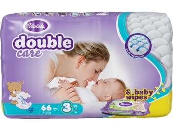 Violet baby diapers 66 pcs