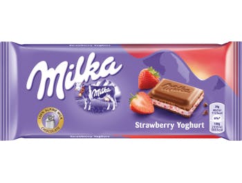 Milka-Schokolade mit Erdbeere 100 g