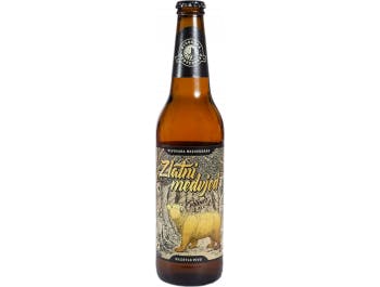 Bier Zlatni medvjej Pivovara Medvedgrad helles Bier 0,5 l