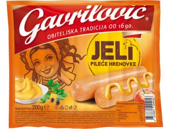 Gavrilović Jeli Hot dogi z kurczakiem 200 g