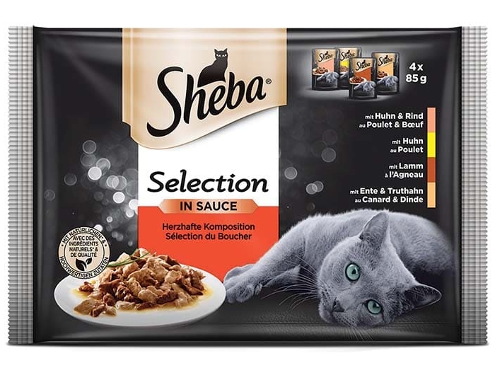 Sheba Api Sheba Select Slices cat food juicy selection 4x85 g - Tommy - Dućan na ...